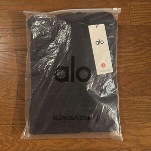 ALO Yoga Black Pullover Hoodie Size L NWT Athleisure
